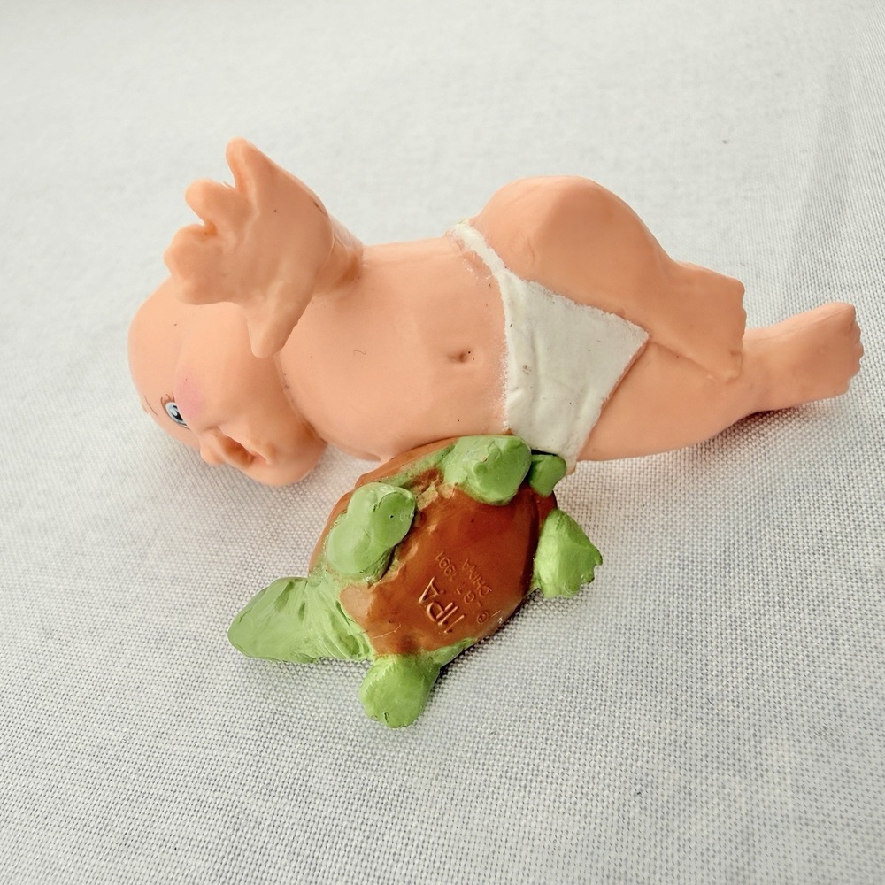 Vintage‎ Galoob Magic Diaper Babies Turtle 1991 Mini Figures Lot PVC Rubber Baby - Picture 5 of 11